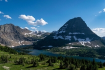 Hidden Lake trail in Glacier National Park Montana 