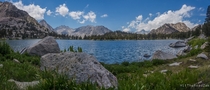 High in the Sierra Nevada Mountains Bullfrog Lake hatches hundreds of new frogs each year when the icy waters thaw 