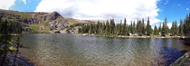 High Mountain Lake Near the Continental Divide in Colorado 