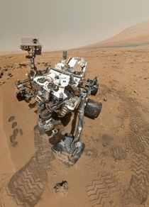 High resolution self portrait by Curiosity rover arm camera  October  Credit NASAJPL-CaltechMalin Space Science SystemsJulian Herzog 