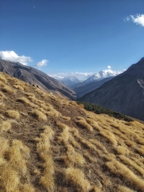Highlands of higher Himalayas Milam Uttarakhand India 