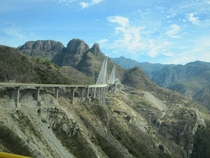 Highway bridge on the way from Mazatlan to Durango Mexico 