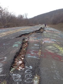 Highway in Centralia PA 