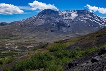 Hiked Around Mount St Helens During the Day Yesterday 