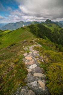Hiking the picturesque hills of Sitka AK 