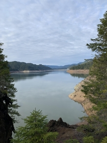 Hills Creek reservoir in Oregon 