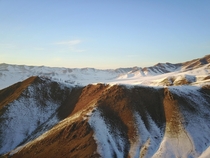 Hills of Ulaanbaatar Mongolia  OC
