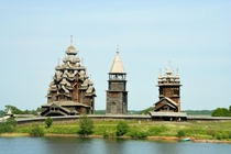 Historic Church Full View in Russia 