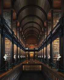 Historical library in Ireland x