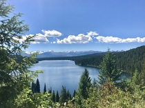 Holland Lake in the Flathead Natl Forest of Montana Snapped this about halfway to the falls 