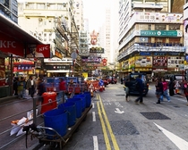 Hong Kong at street level 