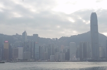 Hong Kong skyline december 