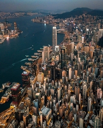 Hongkong during night