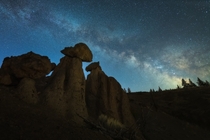 Hoodoos in the Oregon High Desert Can you spot the two horses  dreamcapturedimages