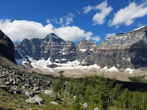Horseshoe Glacier in Banff - Totally worth the  mile round trip hike x