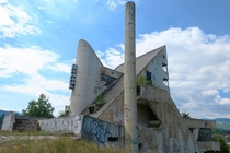 Hotel Emos in Miljevina Bosnia Built  abandoned  Photo by Bauzeitgeist 