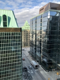 Hotel view - downtown Ottawa
