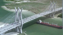 Houston Ship Channel Bridge Under Construction