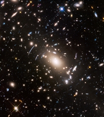 Hubble ACS image of the immense galaxy cluster Abell S 