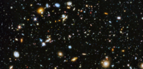 Hubble deep field from  everything you see is a galaxy