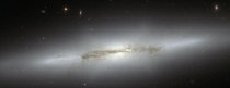 Hubble looks at sideways NGC  