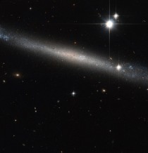 Hubble view of the Needle Galaxy 