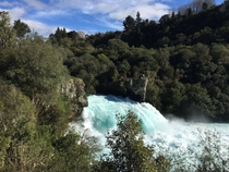 Huka Falls in Rotokawa New Zealand 