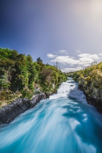 Huka Falls  Taupo New Zealand 