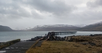 Hvtanes Royal Navy base Hvalfjrur Fjord Iceland 