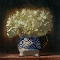 Hydrangea - Flower painting by me