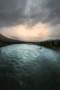 Hyland River Yukon Territory Canada 