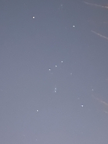 I captured Orion underneath a Bortle  sky