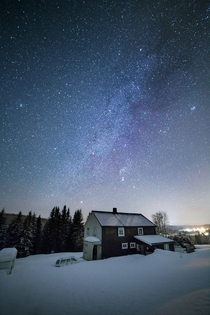 I captured the Milky Way one year ago in Norway 