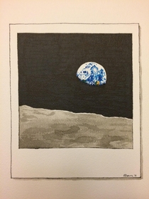 I drew my favourite space photo for Inktober this year 
