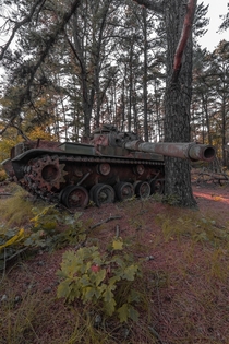 I found an abandoned tank