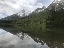 I have a thing for symmetry Leigh Lake Grant Teton National Park 