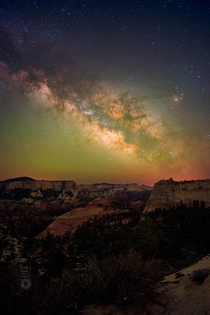 I knew it would be dark but I did not realize how darkmy first time experiencing the night sky in Zion National Park UT 