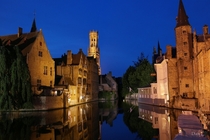 I know a popular spotshot but Bruges just after dusk 