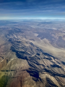 I Love Flying Over Nevada  Somewhere in western NV between LAS and SJC x