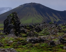 I love the alluvial pattern on this mountain in Iceland 