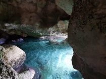 I love the colours in Avaiki Cave Niue 