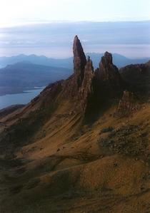 I lugged my medium format camera up to the Old Man of Store Isle of Skye Scotland 