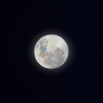 I made a  megapixel shot of this weeks SuperMoon from k stacked images Uncompressed version linked in the comments 