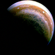 I made this jupiter image using data from the Juno spacecraft