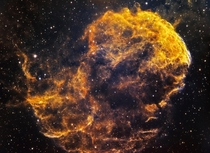 I pointed my telescope at the Jellyfish Nebula for  hours to capture this