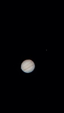 I see your amatuer Saturn through telescope allow me to raise you one amatuer Jupiter through telescope