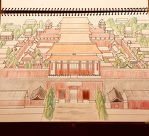 I spent more than  hours to complete this project howbeit I am not really good at drawing So if there are any mistakes please let me know  This picture is The Forbidden City