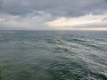 I took this pic of the storms amd fog rolling in on Lake Michigan 