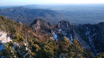 I was told this would be a good place for this photo third times the charm Sandia Mountain Range New Mexico 