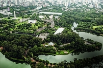 Ibirapuera the largest public park in So Paulos downtown 